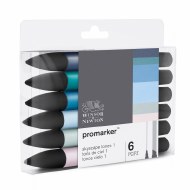 ProMarker Set 6pk Skyscape