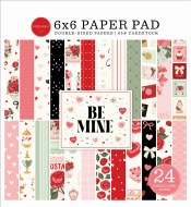 Carta Bella Be Mine 6x6 Inch Paper Pad
