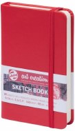 Hardback Talens 140g 90x140mm / 3½x5½" Red