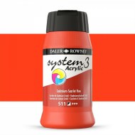 System 3 500ml Cadmium Scarlet (Hue)