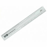Ruler 12" Plastic Shatterproof