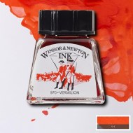 Winsor & Newton Ink 14ml Vermilion