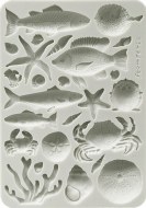 Stamperia Silent Sea A5 Silicon Mould Shells And Fish