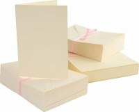 Card & Envelope 100 Pack A6 Cream