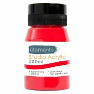 Elements Acrylic 500ml Crimson