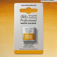 Artists Watercolour Halfpan Yellow Ochre