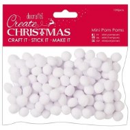 Pompoms DoCrafts White 120pk
