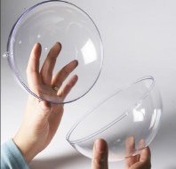 Bauble Clear Plastic 120mm/4¾"