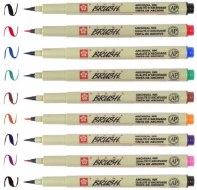 Sakura Pigma Brush Asst 9pk