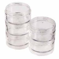 Plastic Storage Jars Ø50mm 5pk