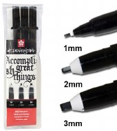 Sakura Calligraphy 3pk Asst