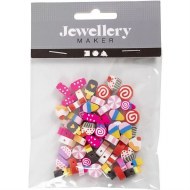 Beads Clay 10mm 60pk Candy