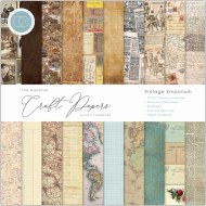 Craft Consortium Essential Craft Papers 6x6 Inch Paper Pad Vintage Emporium