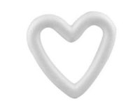 Polystyrene Heart Ring 200mm