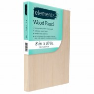 Wood Panel Elements 8x10"