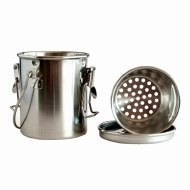 Brush Washer Pot Steel
