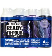 Decoart Multi Surface Pouring 118ml Galactic Kit 4pk