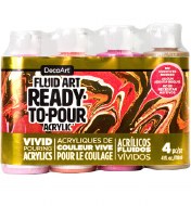 Decoart Multi Surface Pouring 118ml Groovy Gold Kit 4pk