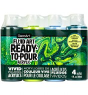 Decoart Multi Surface Pouring 118ml Jungle Kit 4pk
