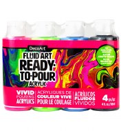Decoart Multi Surface Pouring 118ml Neon Blast Kit 4pk