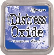 Distress Oxide Pad 3x3" Blueprint