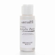 Acrylic 59ml Metallic White