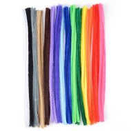 Pipe Cleaner 12"/6mm 50pk Ass