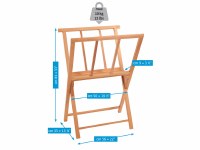 Print Rack Display Beech A2