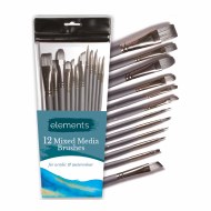 Elements Mixed Media Brush Set 12pk
