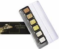 Finetec Pearlescent Watercolour 6pk F0600 Gold/Silv shades