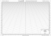 A4 Plastic Perspective Grid B