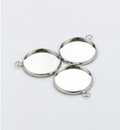Jewellery Pendant Round 20mm 3pk