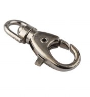 Keyring Clasp Silver 15x35mm