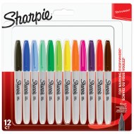 Sharpie Fine Permanent Markers 12 Asst Pack