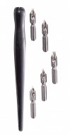 Calligraphy Set 5 Nibs &Holder
