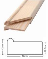 Stretcher Bar 44mm 120cm/47"