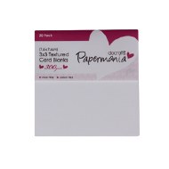 Card/Env 20pk 3x3" White Smooth