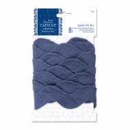 Papermania 2m Jumbo Ric Rac - Capsule Collection - Parisienne Blue