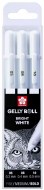 Sakura Gel Pen White Asst 3pk