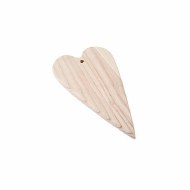 Wood Heart Med 124x7x15mm^