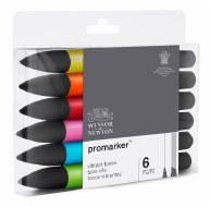Promarker Set 6pk Vibrant Tone