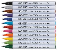 Kuretake / Zig Set Real Brush 12 Pcs