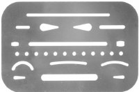 Erasing Shield 2¼ x 3½"