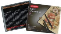 Derwent Tinted Charcoal 24pk