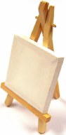 Canvas Mini 3x3" & Easel 6"