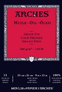 Arches Oil Pad 12sh 9x12"