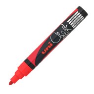 Uni Chalk Marker Red 2.5mm