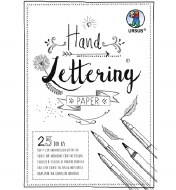 Ursus Handlettering Paper White A5/200grs, 25 Sheets