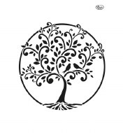 Stencil A4 Viva Tree of Life