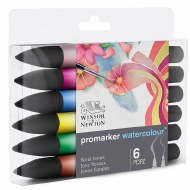 ProMarker Watercolour Set Floral 6pk